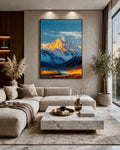 The Gilded Summit — Canvas Art Print