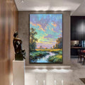 The Golden Meadow — Monet-Inspired, Canvas Art Print