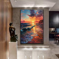 The Amber Shore — Canvas Art Print