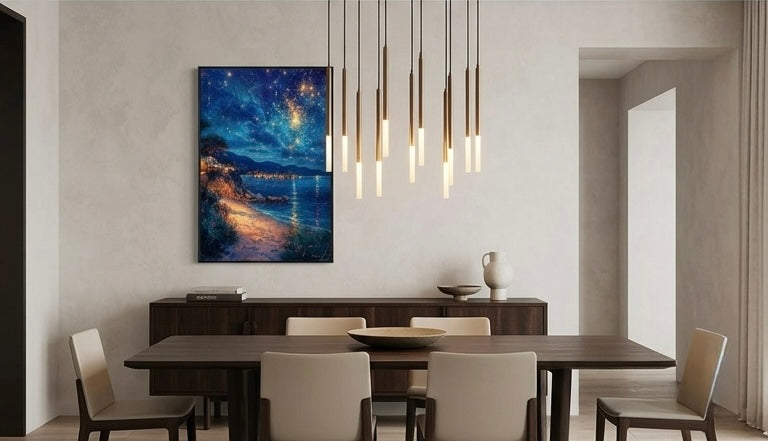 Celestial Shore — Canvas Art Print