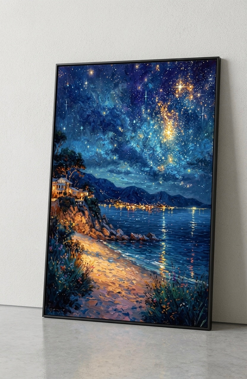 Celestial Shore — Canvas Art Print