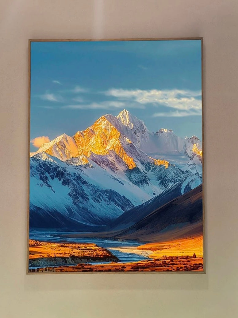 The Gilded Summit — Canvas Art Print