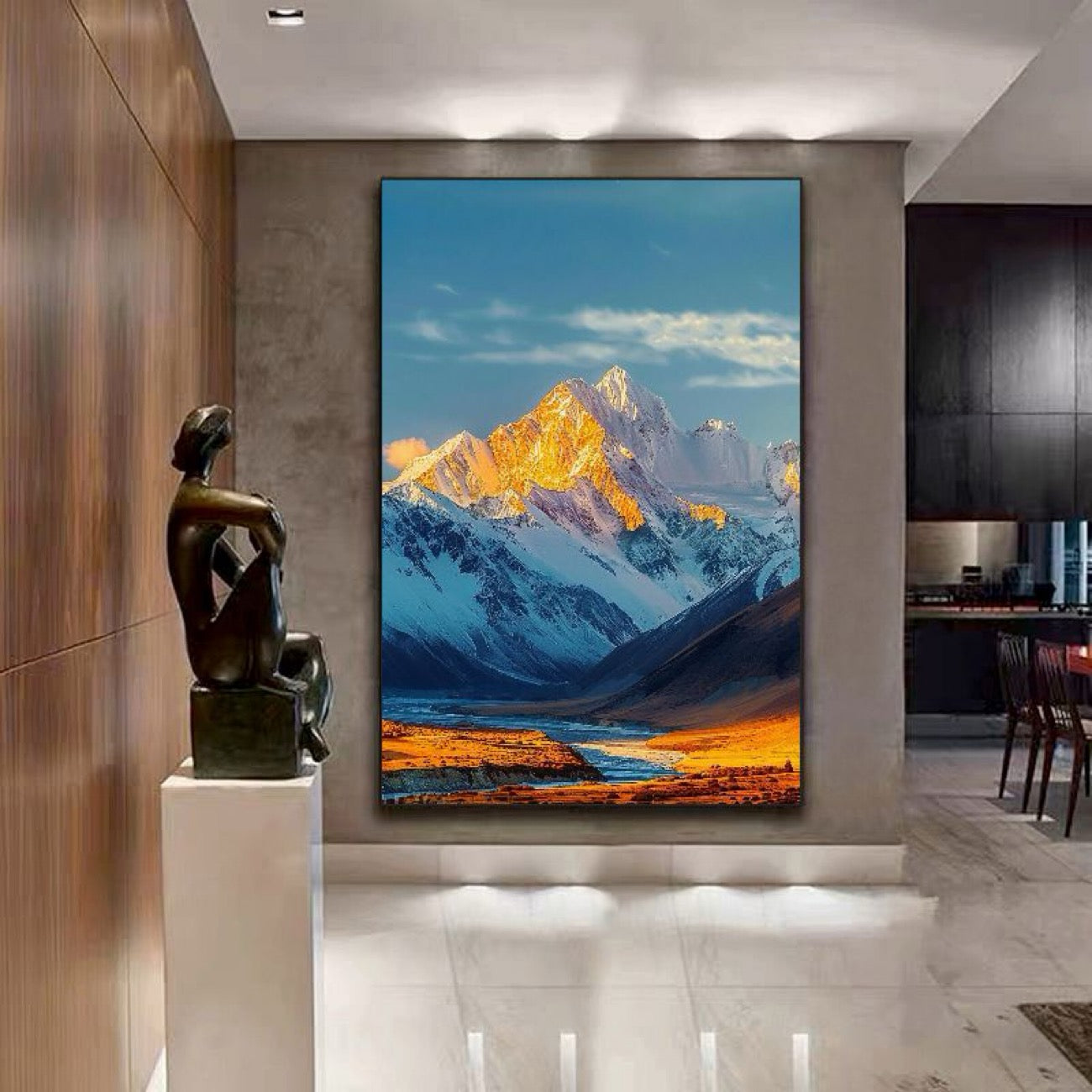The Gilded Summit — Canvas Art Print