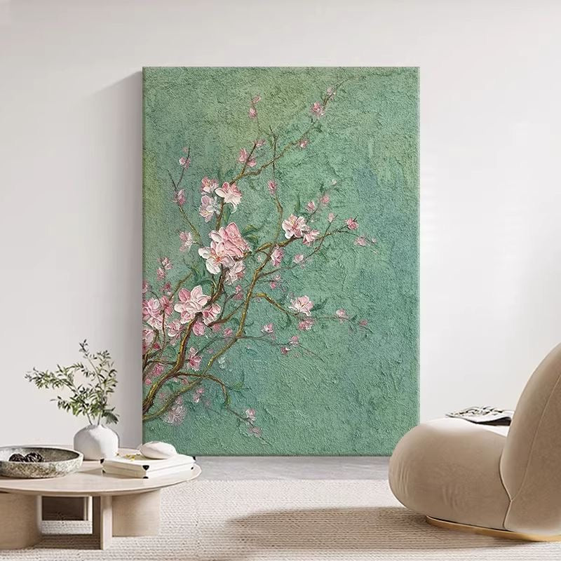 Blossom in Jade — Hand Painted Original