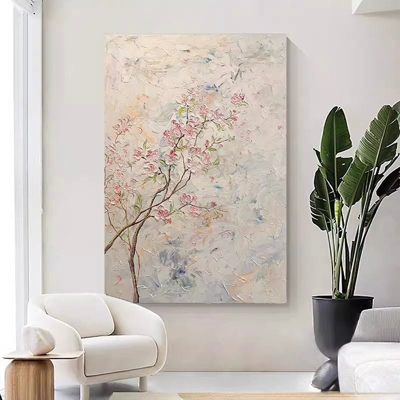 The Quiet Blossom — Hand Painted Original