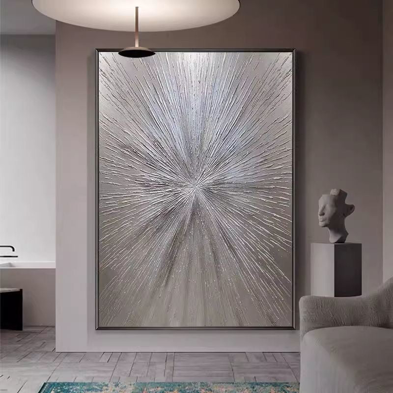 The Silver Radiance — Hand Painted Original