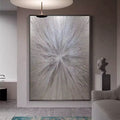 The Silver Radiance — Hand Painted Original