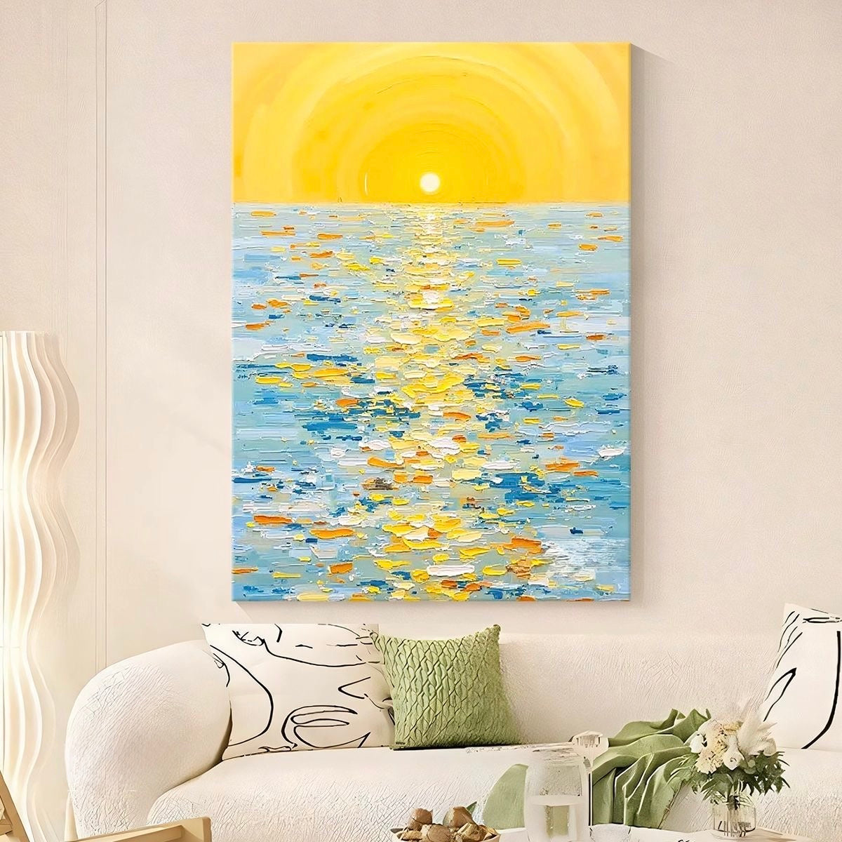 The Glittering Sea — Hand Painted Original