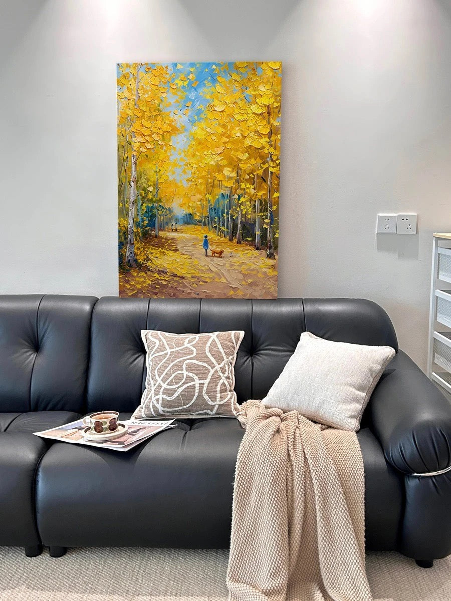 The Golden Walk — Hand Painted Original