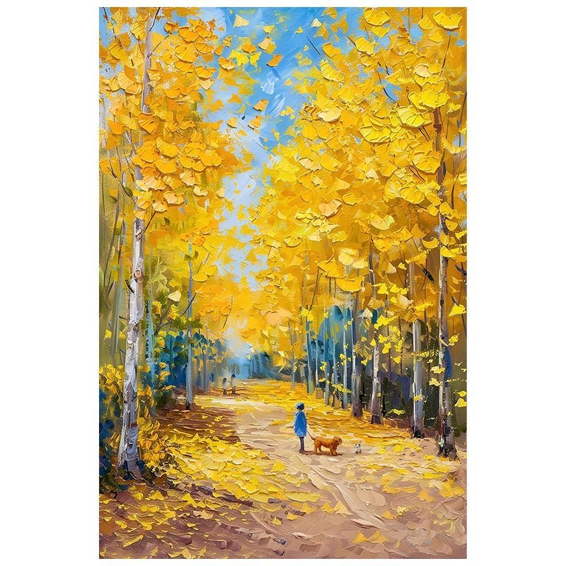 The Golden Walk — Hand Painted Original