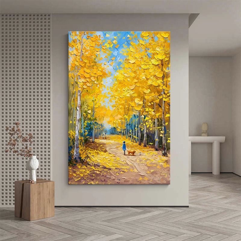 The Golden Walk — Hand Painted Original