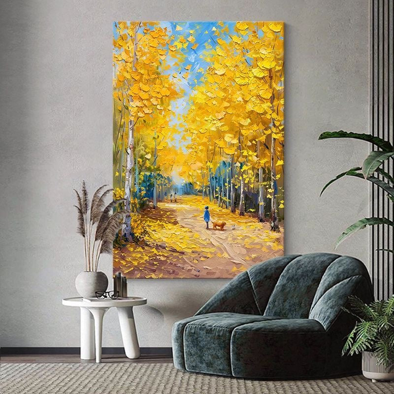 The Golden Walk — Hand Painted Original