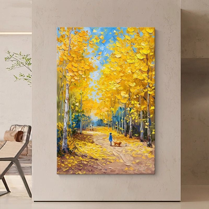 The Golden Walk — Hand Painted Original
