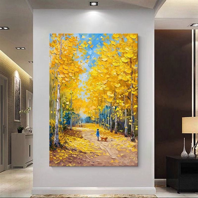 The Golden Walk — Hand Painted Original