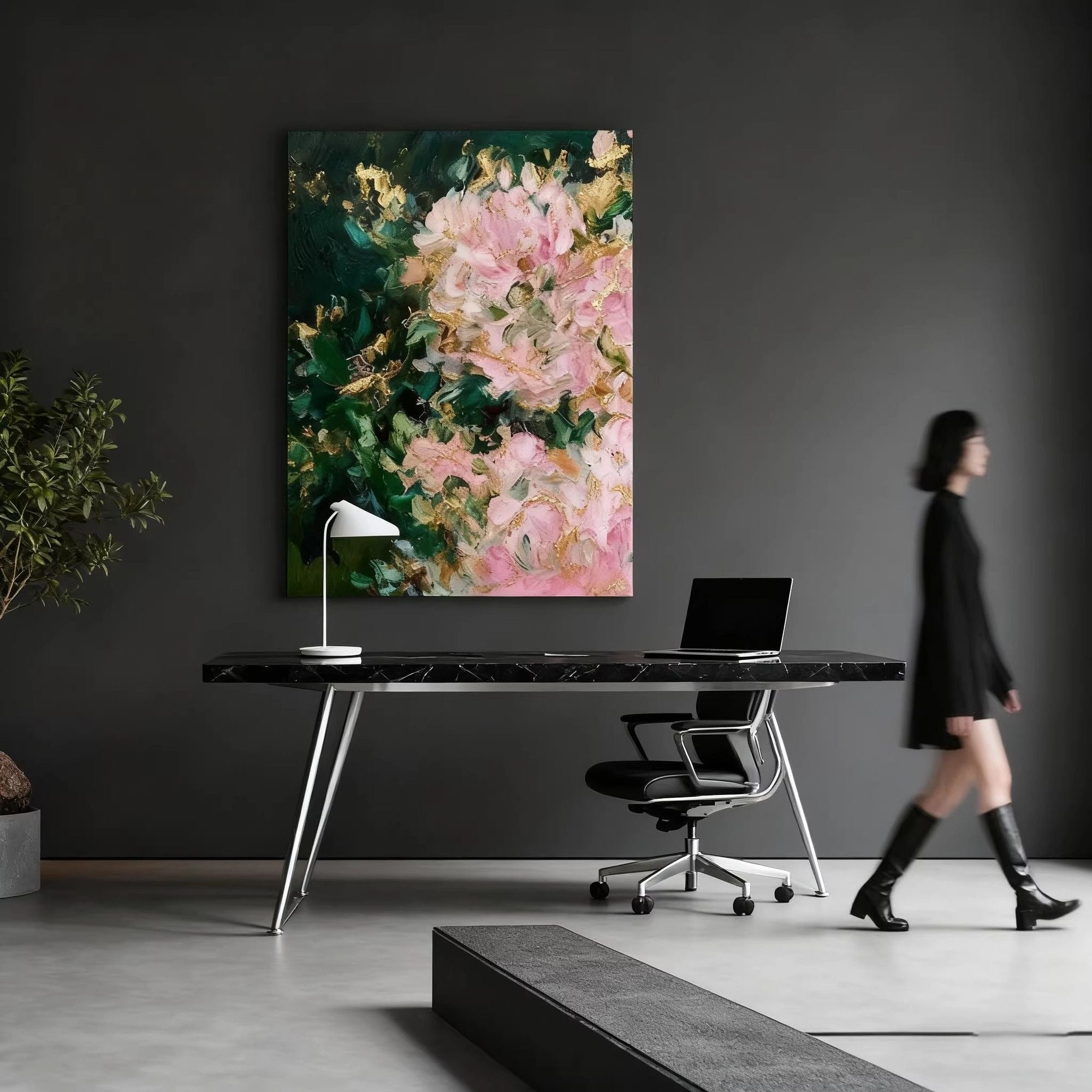 Gilt & Bloom — Hand Painted Original