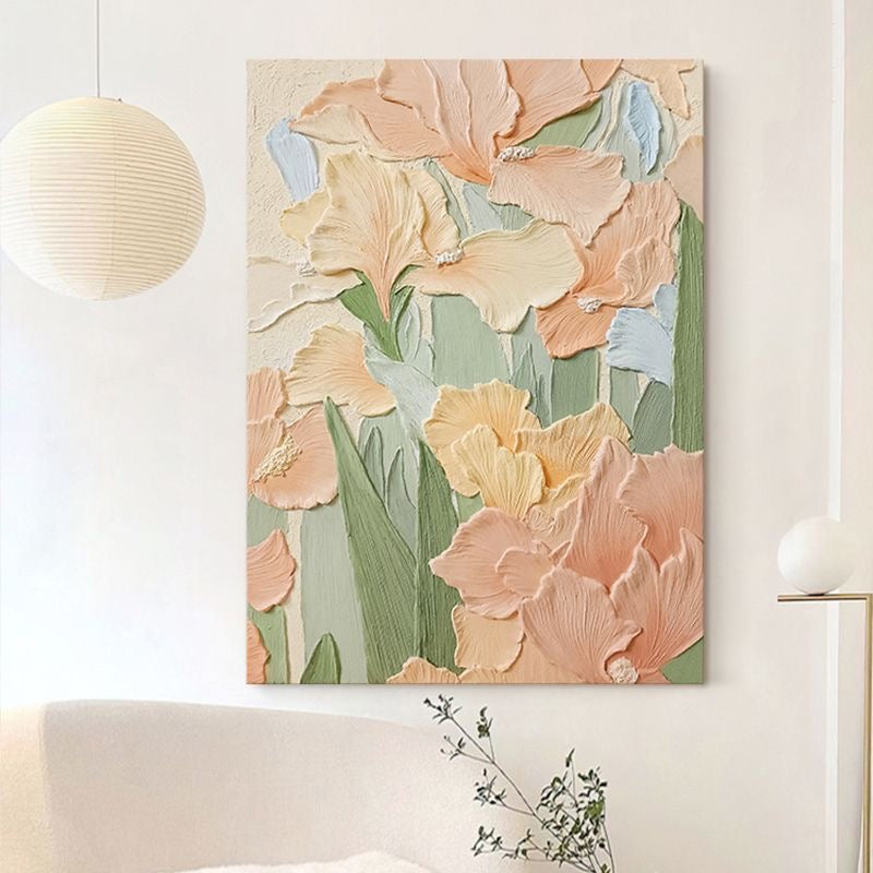 Pastel Garden — Hand Painted Original