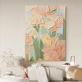 Pastel Garden — Hand Painted Original