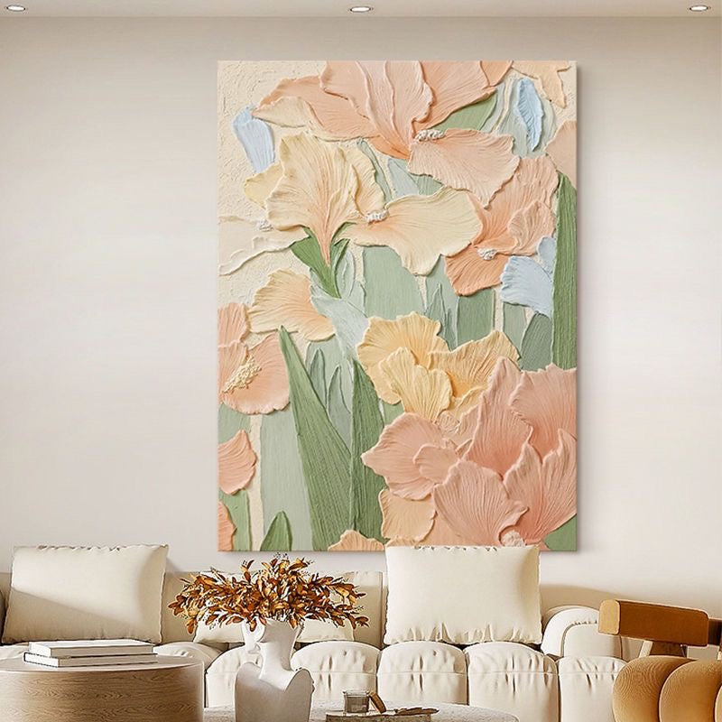 Pastel Garden — Hand Painted Original