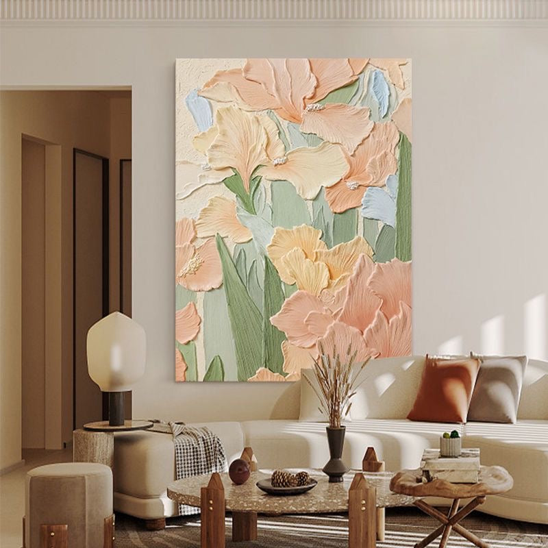 Pastel Garden — Hand Painted Original