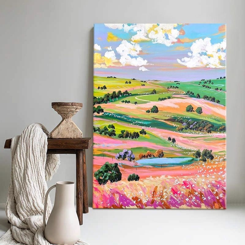 The Happy Valley — Hand Painted Original