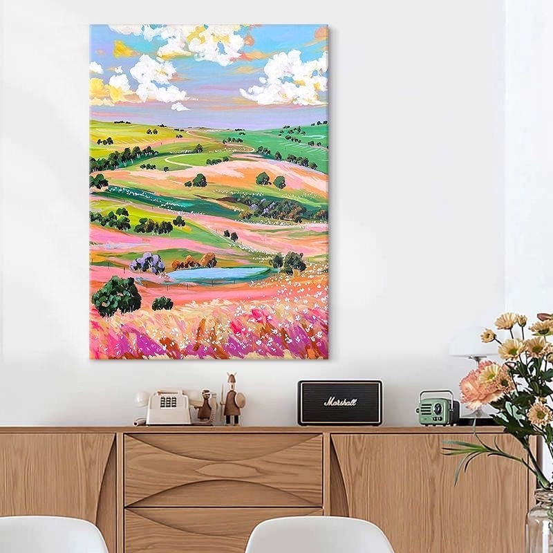 The Happy Valley — Hand Painted Original