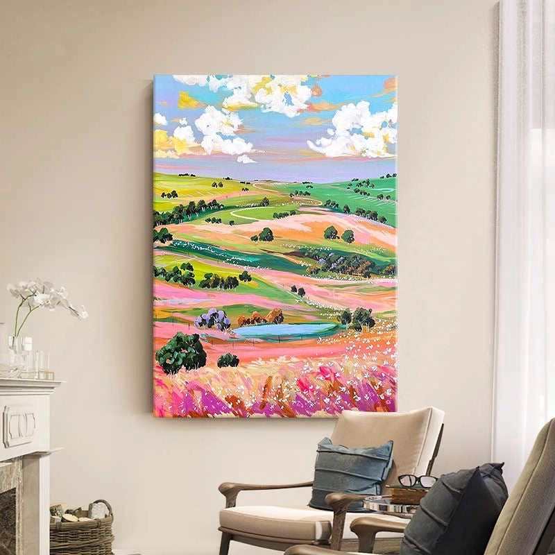 The Happy Valley — Hand Painted Original