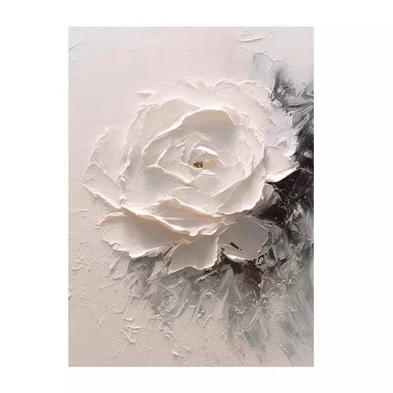 La Rose Blanche — Hand Painted Original