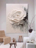 La Rose Blanche — Hand Painted Original