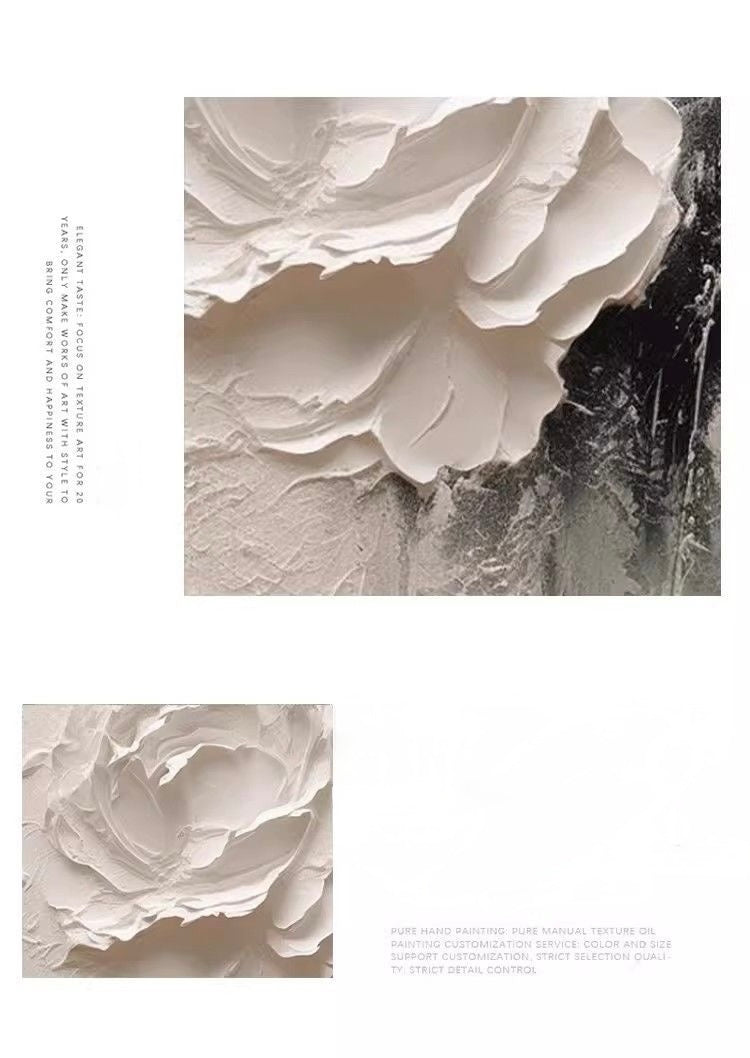 La Rose Blanche — Hand Painted Original