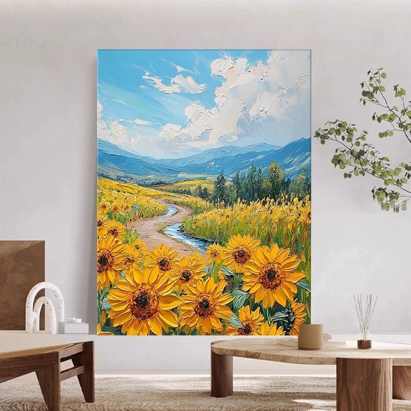 Where Sunflowers Lead — Hand Painted Original