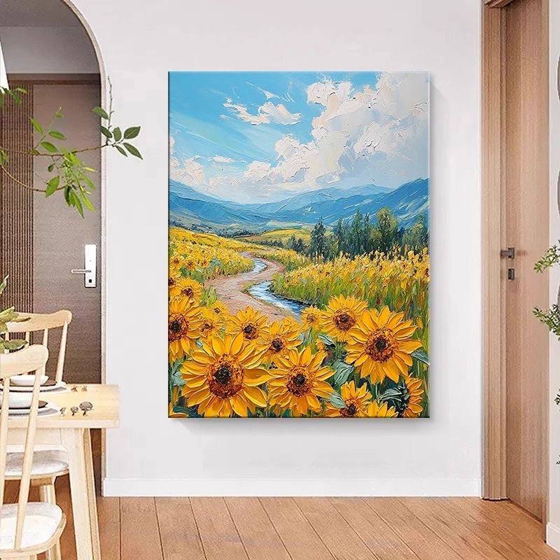 Where Sunflowers Lead — Hand Painted Original