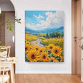 Where Sunflowers Lead — Hand Painted Original