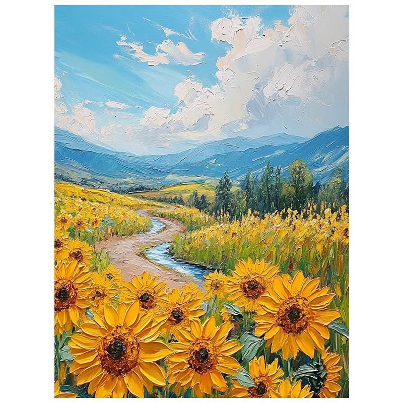 Where Sunflowers Lead — Hand Painted Original