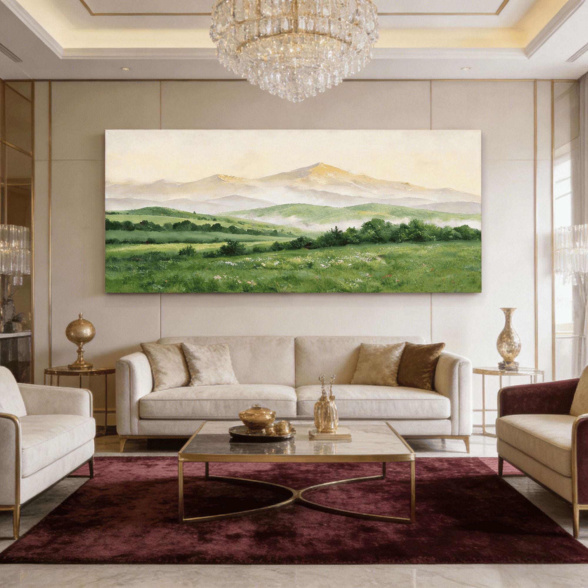 The Verdant Valley — Hand Painted Original