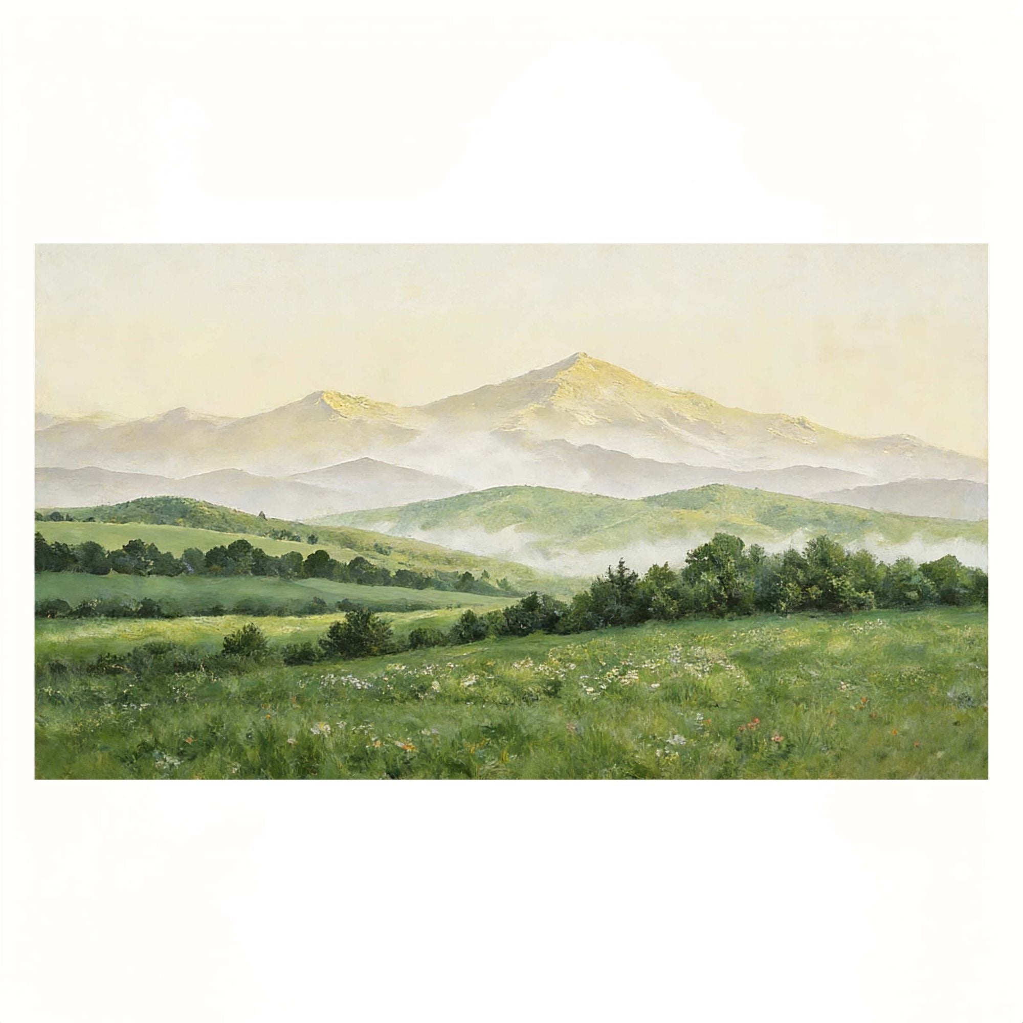 The Verdant Valley — Hand Painted Original
