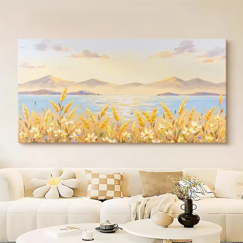 The Great Harvest by the Sea — Hand Painted Original