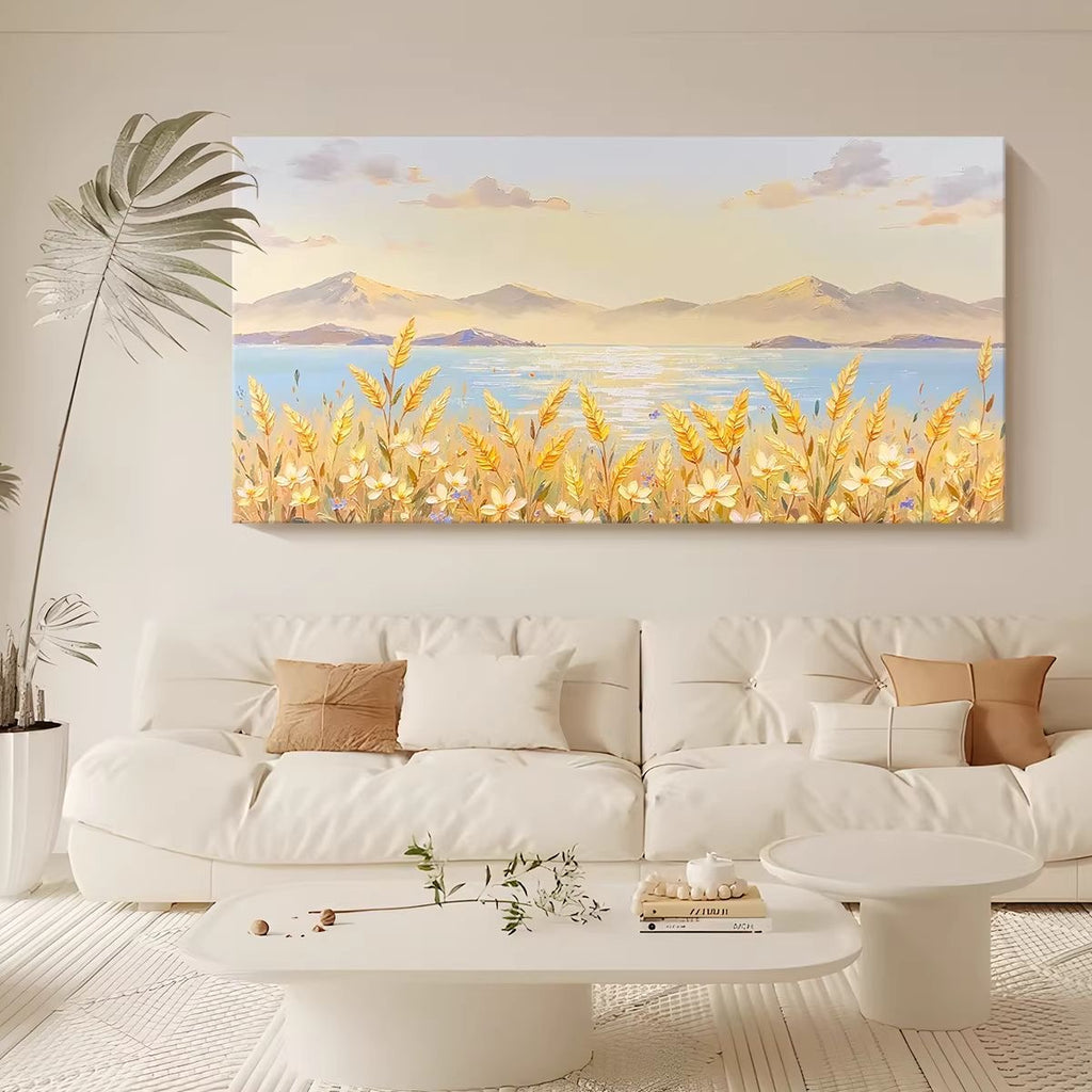 The Great Harvest by the Sea — Hand Painted Original