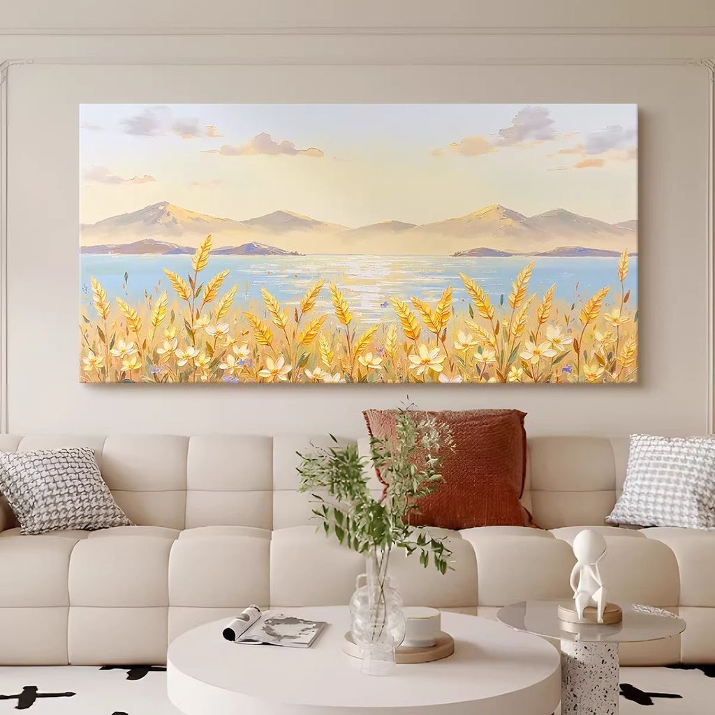 The Great Harvest by the Sea — Hand Painted Original