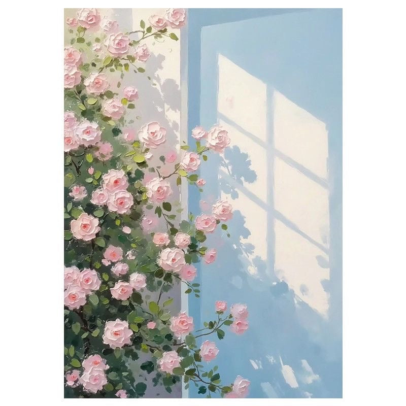 Where Light Finds the Rose — Hand Painted Original