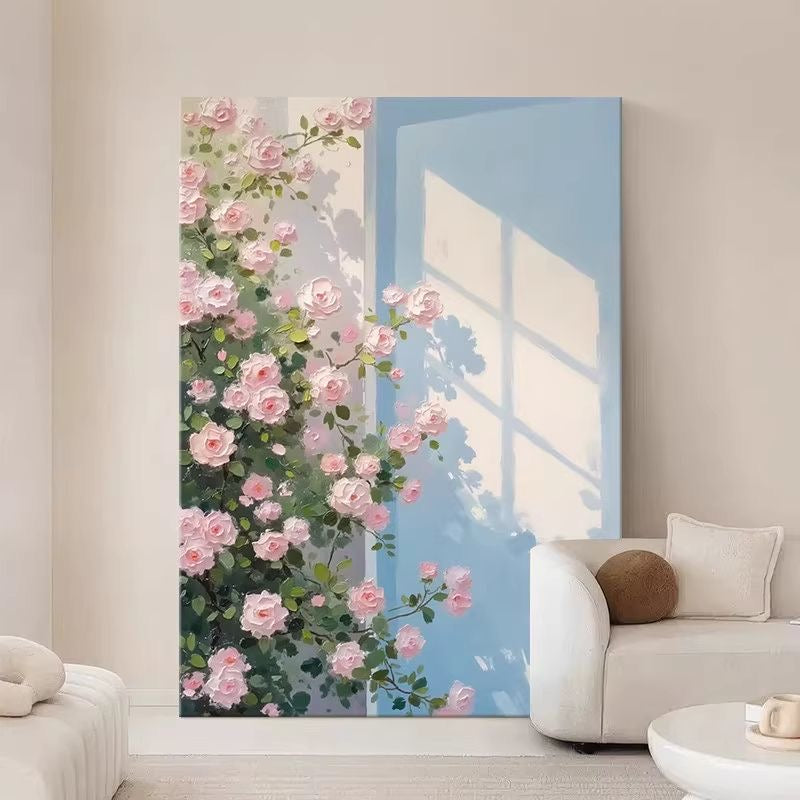 Where Light Finds the Rose — Hand Painted Original